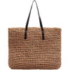 Generisch Cesta Women's Beach Bag with Zip, coffee