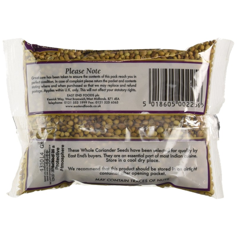 East End Whole Coriander, 100g