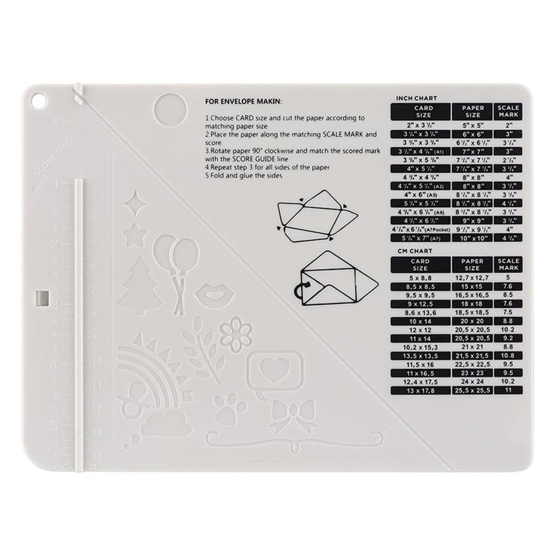 Ieron Mini Scoreboard Multi Purpose Scoreboard Envelope Maker For Making