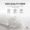 Nalitex Throw Pillow Inserts (Pack of 2, White) 60 GSM