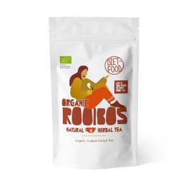 DIET-FOOD - Rooibos Teeblätter - Bio Kräutertee - Alternative zu traditionellem Tee - 100% natürlich, ohne Zusätze - Angenehmer, Erfrischender Geschmack - 100 g - Blätter