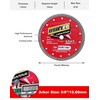 Casaverde 7" Porcelain Diamond Cutting Blade with 5/8" Arbor,Wet Cutting