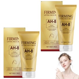 2 Flaschen Ah-8 Firming Neck Cream, Ah-8 Firming Neck Cream, Dekoltee Creme Straffend ，Tighten And Lift Neck Cream Den Hals Festziehen, Den Hals Anheben