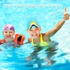 Cartoon Kinder Badekappen,2 Stück Badehaube aus Silikon Schwimmkappe Katze &