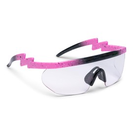 Splash Glasses - Shatter Resistant - Fog Resistant - Nurse Glasses - Safety Glasses -Case included - Clear lens (Pink)