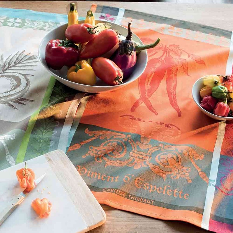 Garnier Thiebaut - Piment d'Espelette Epice Tea Towel - Cotton