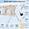 Sarahipe Sillars Clothes Drying Rack, 63 inches Laundry Drying Rack