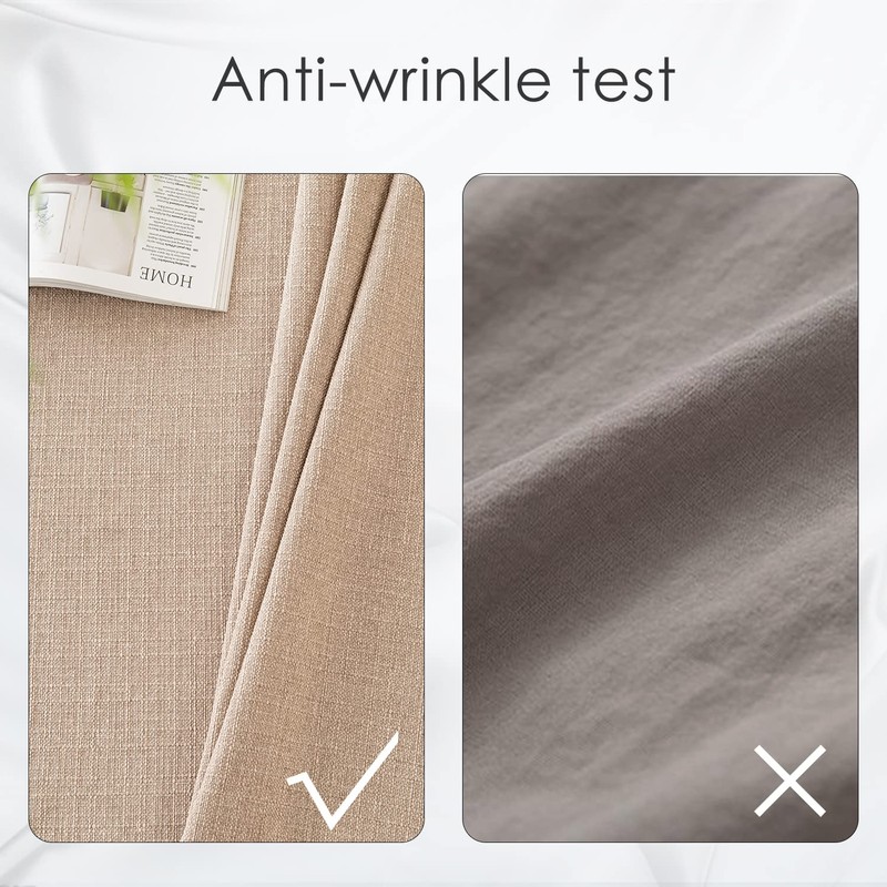 BALCONY & FALCON Rectangle Tablecloth, Wrinkle Resistant and Water Proof
