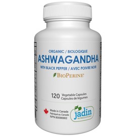 Organic ASHWAGANDHA + BLACK PEPPER (Bioperine) for Enhanced Absorption - Increases Stress Resistance & Energy - Memory Enhancement – 120 Vegetable Capsules – 625 mg Ashwagandha Per Capsule