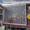 Clear Tarps Heavy Duty Waterproof, 6x10ft Upgraded Edge Heat Fused
