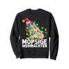 Pug Christmas Pug Dog Costume Women Men Children Sweatshirt, black