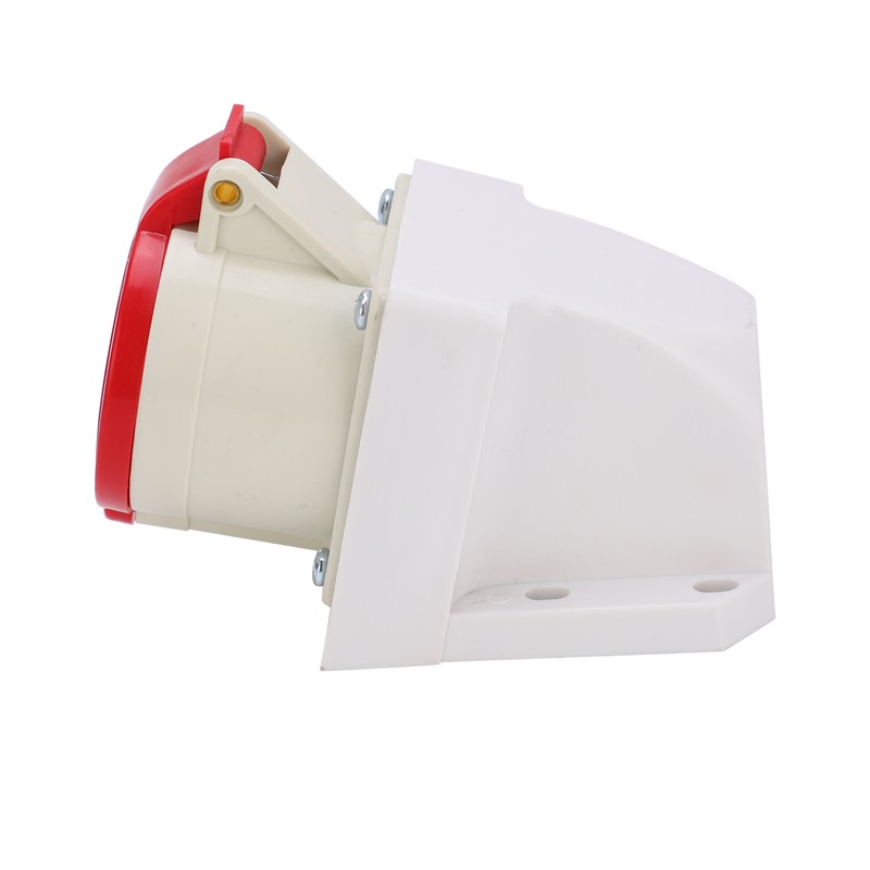 2pcs 4Pin Industrial Socket 32A 3 Phase IP67 Waterproof Insulated