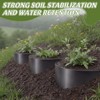 3 Pack Steel Serrated Hillside Planters, Erosion Control Hillside Planters