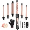 6 in 1 Curling Iron, Professional Curling Wand Set, Fast