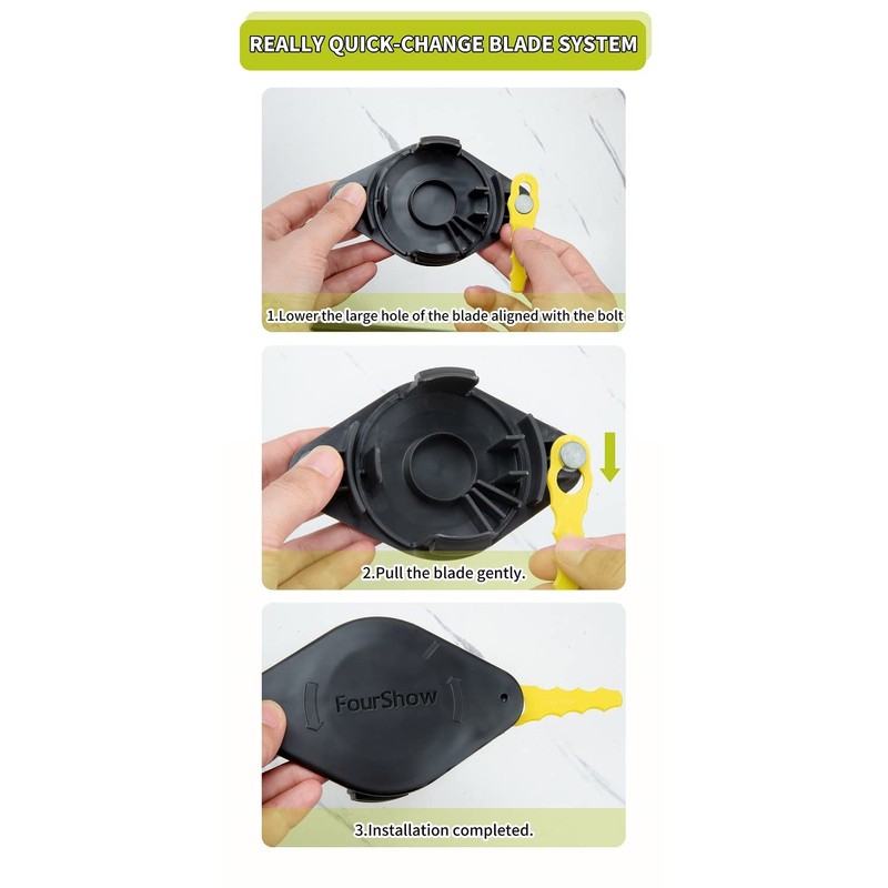 【Quickload】 Bladed Trimmer Head Compatible with Ryobi String Trimmer 18V