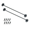 Proshopping 2PCS 12 Inch Stainless Steel Barn Door Hook and