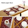 Christmas Place Mats Set of 6 Christmas Tree with Coffee