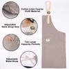 LECTNORE Stripe Bib Apron, Chefs Kitchen Aprons Adjustable Apron with