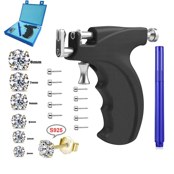 Professional Ear Piercing Gun Kit Reusable for Body Nose Lip