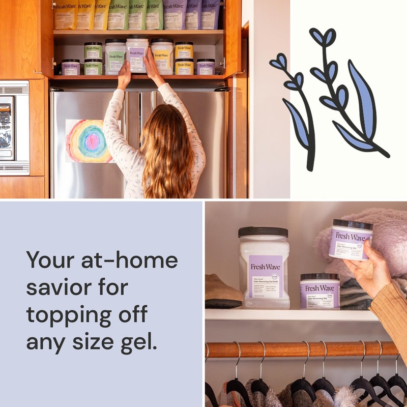 Fresh Wave 63 Oz Fresh Wave Gel Odor Eliminator Refill