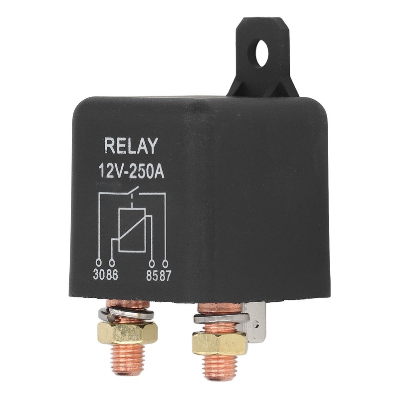 Car Starter Relay 4 Pin Normally Open Stainless Steel Brass