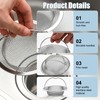 Pack of 2 Sink Strainers, Stainless Steel Kitchen Sink Strainer