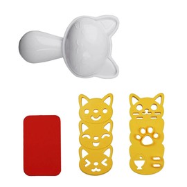Rice Ball Mold Set Cat Lovely Rice Ball Mold DIY Sushi Making Kit Kitchen Mold Tools