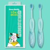 Snow Buddy Toki Kids Toothbrush for ages 6-12, Extra-Soft Bristles,