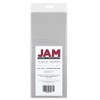 JAM Paper Tissue Paper - Grey/Silver - 10 Sheets/pack