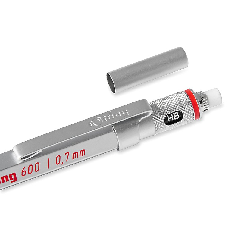 rOtring 600 Mechanical Pencil, 0.7 mm, Silver Barrel