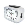 Atlanta Quartz alarm clock without ticking, creeping second light, snooze,