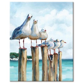 ShengDexin Diamond Painting Adult Animals Seagull 30 x 40 cm
