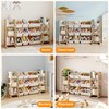 GITAWUSA Toy Storage Organizer, Kids Bookshelf with 6 Shelves, 9