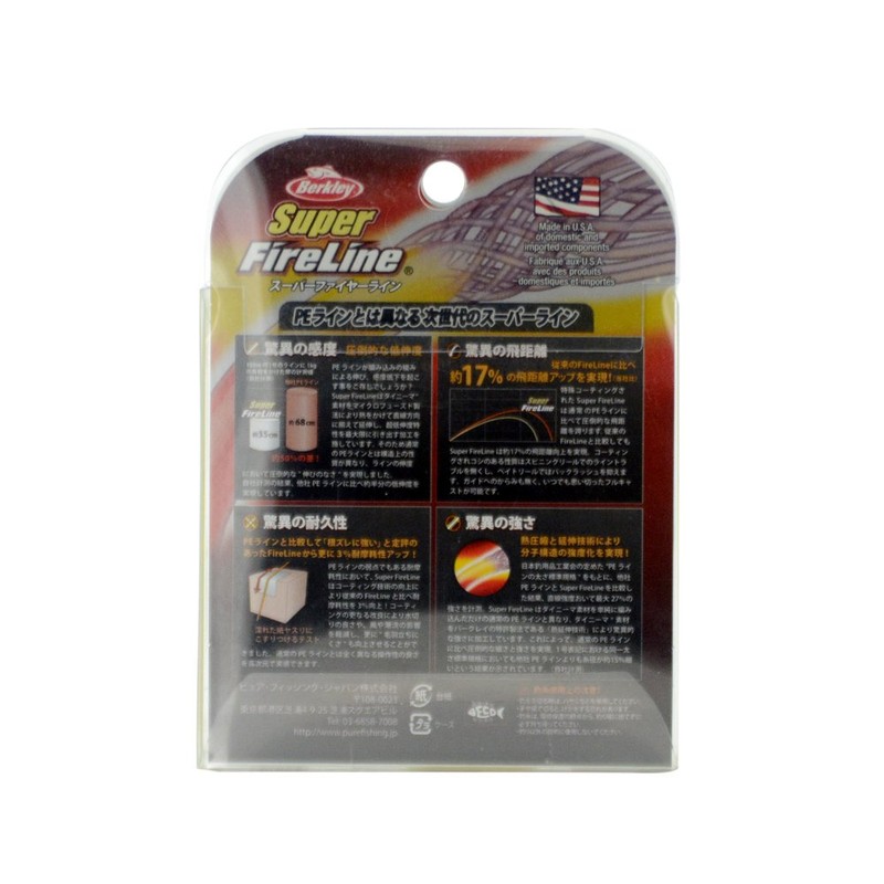 Berkley PE Line 150m #1.2/20lb Green Superfire Fishing Line