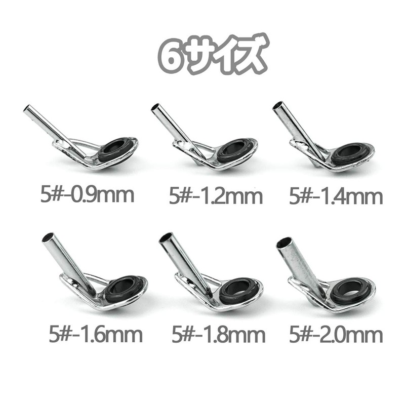 Top Guide Rod Guide, Stainless Steel, Lightweight, Fishing Rod, Tip