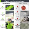 MealHelper 12-in-1 Vegetable Chopper, 7 Blade Veggie Chopper, Practical Food