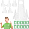 Disposable Aprons for Kids 100PCS - Plastic Aprons Small Clear