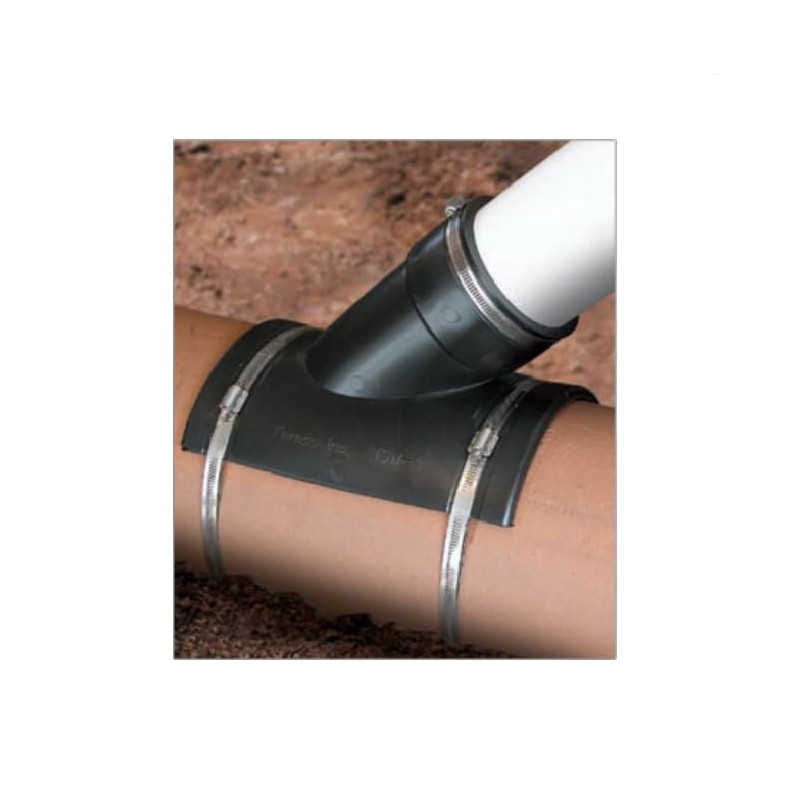 Fernco PTST-4 Flexible PVC Tap Saddle for Lateral Sewer Municipal