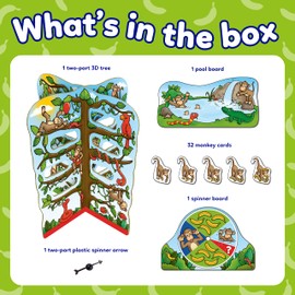 Orchard Toys Cheeky Monkeys Family Game, A Fun Game of Chance, Perfect for Kids Age 4-8, Educational Toy