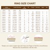 Suplight Sterling Silver Rings for Men Cubic Zirconia CZ Engagement