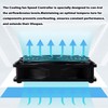 GeeekPi 120mm USB PC Fan 5V with L/M/H 3-Degree Speed