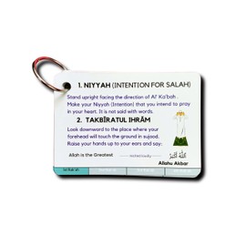 Islamic Salah Cards, How to Perform Salah, Step by Step Prayer Instructions, How to Pray in Islam, Muslim Kids Reverts Gift, Arabic, Quran, Ramadan Gift