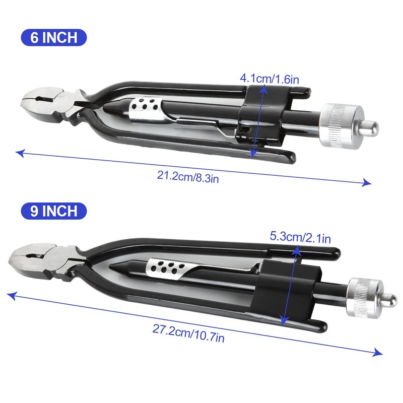 Acrux7 2 PCS Safety Wire Pliers 9 Inch 6 Inch