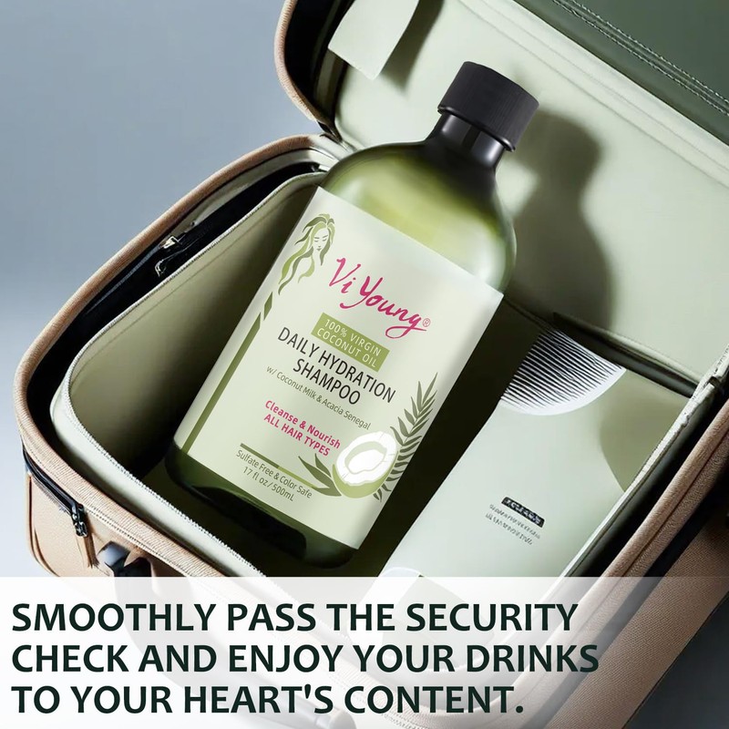 Hidden Alcohol Flask Kit,Empty Shampoo&Conditioner By Hidden Alcohol Flasks,Leak-Proof,BPA-Free|Empty Conditioner