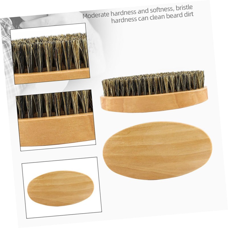 Baluue 2 Sets Men's Beard Grooming Kit Beard Scissors Brush