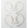 Universal Small Clamp Bluetooth Ear Hook Loop Clip Replacement Clear-4