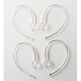 Universal Small Clamp Bluetooth Ear Hook Loop Clip Replacement Clear-4