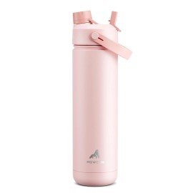 POWCAN 26 oz Insulated Water Bottle with 2-in-1 Straw and Spout Lid, Keep Col...