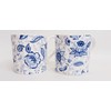Blue Persia Set of 2 Mugs Blue & White Floral
