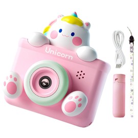 Nikome NKM-KTC02 Kids Toy Camera, Toy Camera, Kids Camera, Toy Camera, for Boys and Girls, 32 GB SD Card Included, Tripod Included